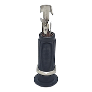 SAMBONG LJ20b - A presión - Negro Jack tubular p/Eléctrica o Bajo miniatura