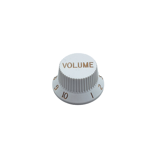 SAMBONG KN005Vw - Perilla de Volumen Blanca Perilla sombrero p/Stratocaster