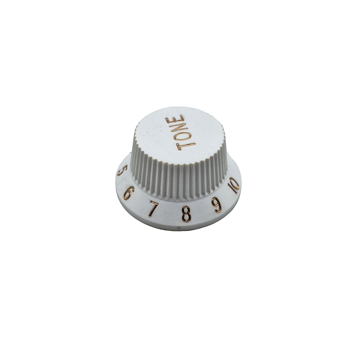 SAMBONG KN005Tw - Perilla de Tono Blanca Perilla sombrero p/Stratocaster