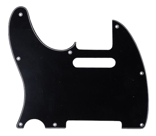 SAMBONG PM11-Z  - Negro Zurdo Pickguard p/Telecaster