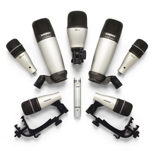 SAMSON DK8 - Set de 8 micrófonos Kit de micrófonos para batería