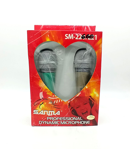 SANMA SM-666 Micrófono p/voces   -  ( x1) Mic