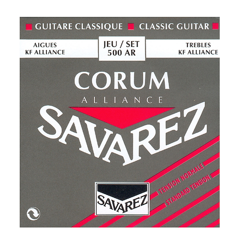 SAVAREZ 500AR - Corum-Alliance Tension Normal Encordado p/Guitarra Clásica