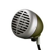 SHURE 520DX - Green Bullet Micrófono para armónica