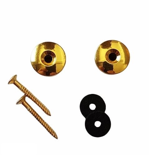 SINEW A024MTL-B - Dorado c/Felpa Boton sujeta correa c/tornillo