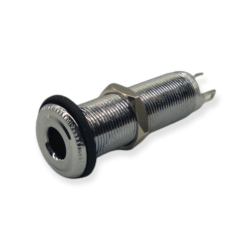 SINEW KA-1003 - A presión - Cromado Jack tubular p/Eléctrica o Bajo