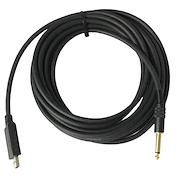 SOUNDKING UAD500-4 - 6m Cable Adaptador de Audio plug 6.35mm a USB Interface