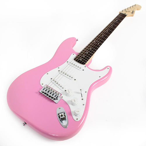 SQUIER Mini Stratocaster - Pink Guitarra Eléctrica Mini