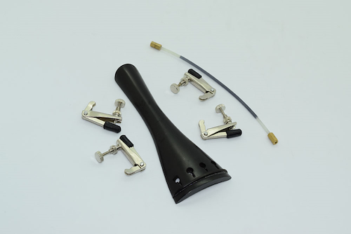 STRADELLA CV44 - Cordal + tira cordal + 4 Microafinador Pack p/Violin