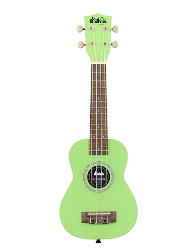 UKADELIC by Kala UK-Solid  Colors - Lima Green ( Verde Lima) Ukelele Soprano - c/Funda