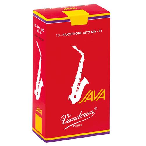 VANDOREN ALTO ''JAVA'' Filed Red Cut #2½ Cañas para Saxo Alto