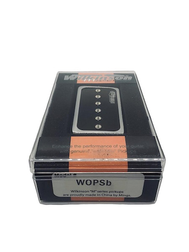 WILKINSON WOPSb - Ceramico Microfono p/Guitarra Simple Tipo P90 (Negro)