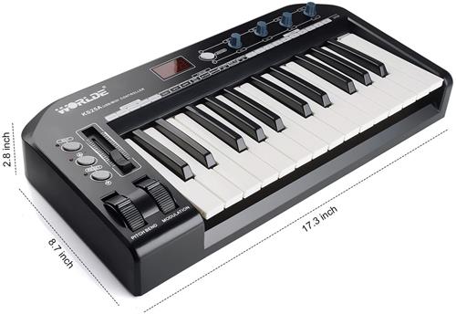 WORLDE KS25 A Controlador MIDI - Teclado