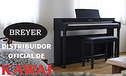 KAWAI CN29 B CON MUEBLE 3 PEDAL NEGRO C/BANQUETA