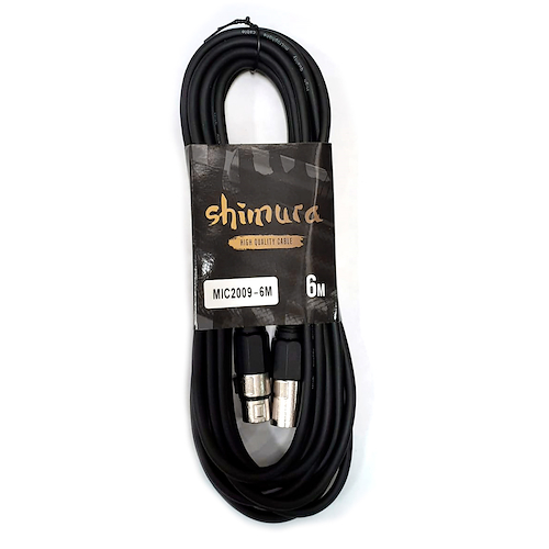 SHIMURA MIC2009-6 6 MTS XLR MACHO-XLR HEMBRA 6 MM