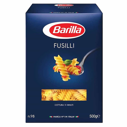 BARILLA Pastas Fusilli 500g - Pack X 12U