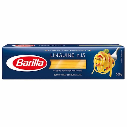 BARILLA Pastas Linguine Bavette N°13 500g - Pack X 24U