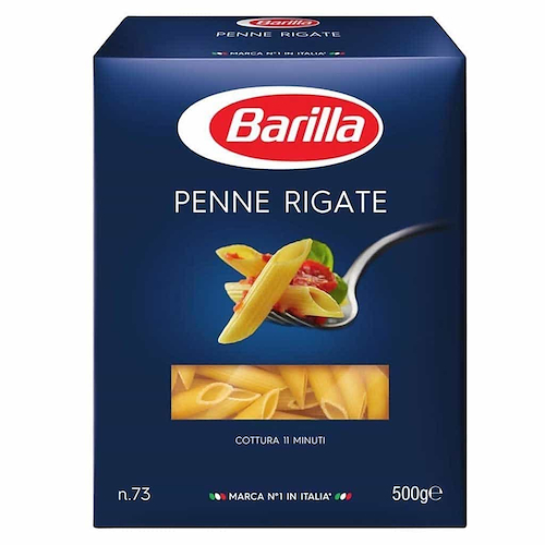 BARILLA Pastas Penne Rigate 500g - Pack X 12U