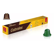 CABRALES Cápsulas de Aluminio Café Brasil 10U