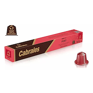 CABRALES Cápsulas de Aluminio Café Peru 10U