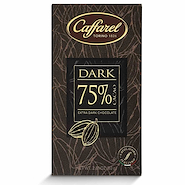 CAFFAREL Chocolate Amargo 75% Cacao 80g
