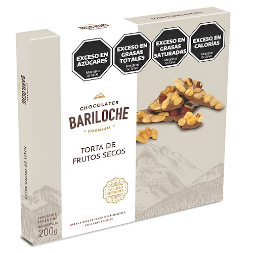 CHOCOLATES BARILOCHE Torta De Turrón Frutos Secos 200g