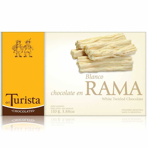 DEL TURISTA Chocolate En Rama Blanco 110g