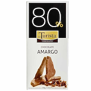 DEL TURISTA Chocolate Amargo 80% Cacao 100g