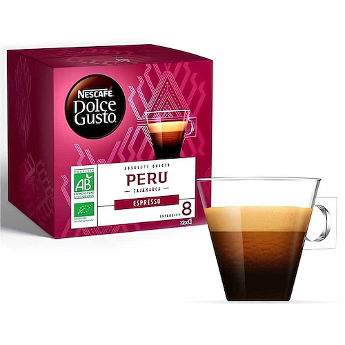 DOLCE GUSTO Cápsulas De Café Espresso Perú 12U