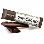 DRIMER Barrita De Chocolate Amargo 70% Cacao 20g