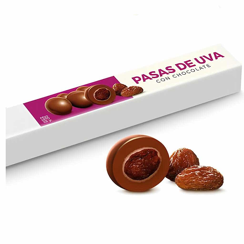 DRIMER Tubo De Pasas De Uva Con Chocolate De Leche 60g
