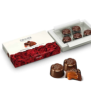 DRIMER Bombones De Chocolate Con Estuche De Rosas 50g