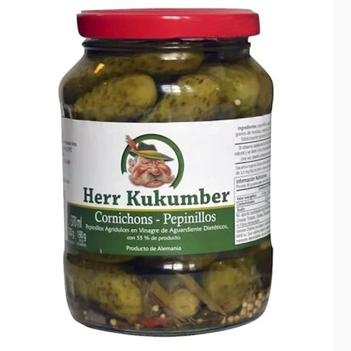 HERR KUKUMBER Pepinos Agridulces en Vinagre 370ml (190g)