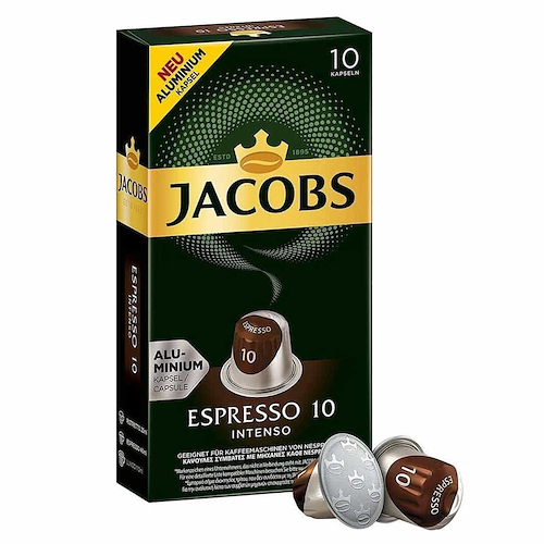 JACOBS Cápsulas De Café Espresso Intenso 10U