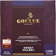 LA GOULUE CHOCOLATIER Bombones De Chocolate Semiamargo Malbec Dulce 60g