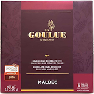 LA GOULUE CHOCOLATIER Barra De Chocolate De Leche Malbec 72g