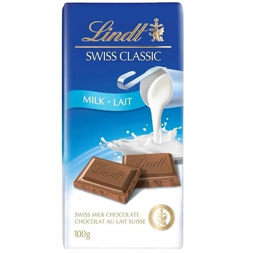 LINDT Tableta De Chocolate Clasico De Leche 100g
