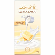 LINDT Tableta De Chocolate Clasico Blanco 100g