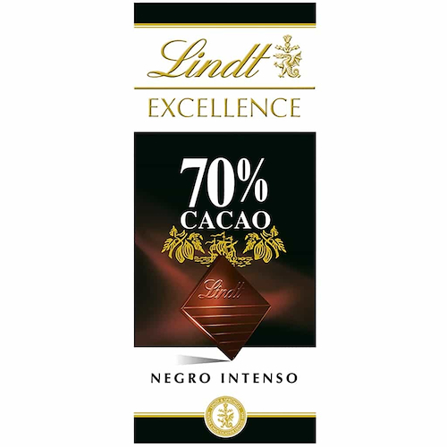 LINDT Tableta De Chocolate Amargo Excellence 70% Cacao