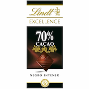LINDT Tableta De Chocolate Amargo Excellence 70% Cacao