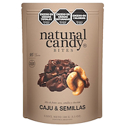 NATURAL CANDY BITES Choco Clusters - Caju & Semillas 100g
