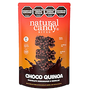 NATURAL CANDY BITES Choco Quinoa - Chocolate Semiamargo 80g