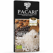 PACARI Chocolate Orgánico Sal Cuzco Y Nibs 50g