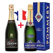 POMMERY Pack 1 Pommery + 1 Lanson Le Black