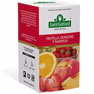 SAINT GOTTARD Té Frutilla, Durazno Y Naranja 20U