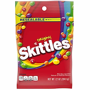 SKITTLES Caramelos Original 204g