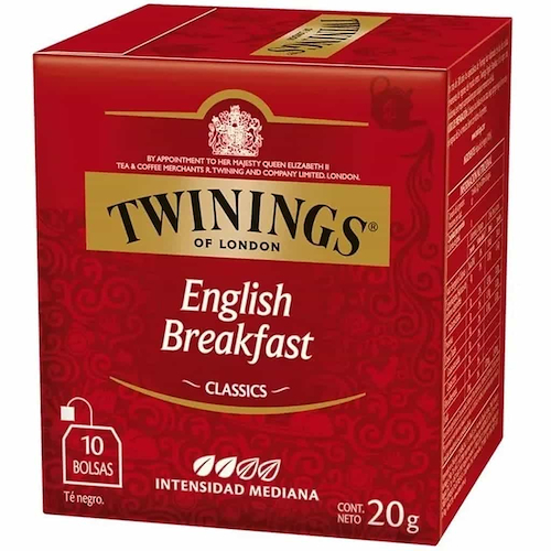 TWININGS Té English Breakfast 10U