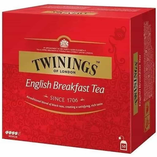 TWININGS Té English Breakfast 50U