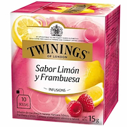 TWININGS Té Limón Y Frambuesa 10U