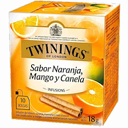 TWININGS Té Naranja, Mango Y Canela 10U